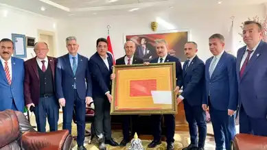 Destici, Özbağ'da Cenazeye Katıldı
