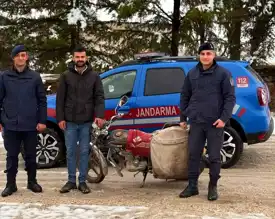 Kırşehir'de Çalınan Motosiklet Bulundu!