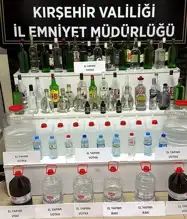 Kırşehir'de Kaçak Alkol Baskını: 3 Gözaltı
