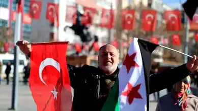Kırşehir'de Suriyelilerden Esad'a Karşı Kutlama