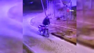 Sakin Hırsız, Motosikleti Çaldı!